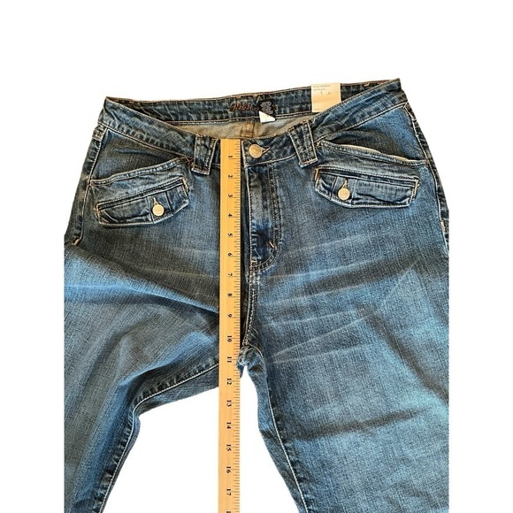 Kikit stretch Jeans Women's Size 10 Blue Denim Bootcut Leg High Rise Light Wash - Picture 7 of 8
